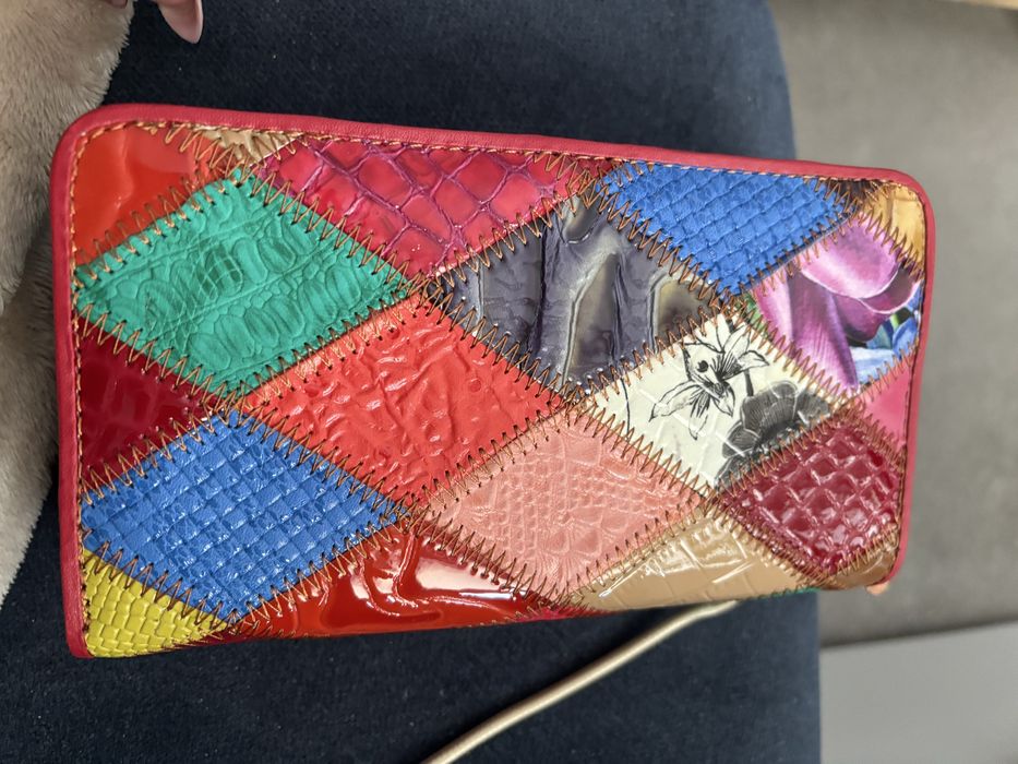 Portfel skorzany damski