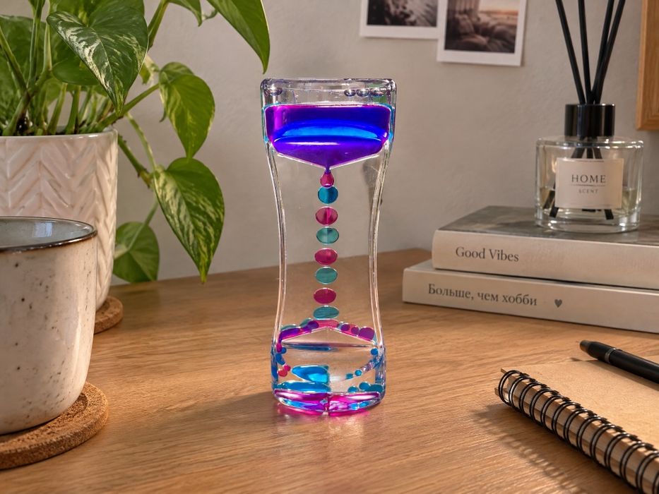 Антистрес | Рідинний годинник Liquid Motion