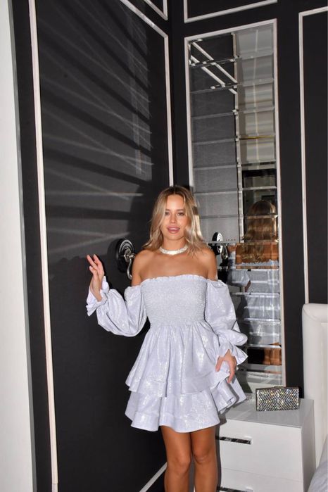 Сукня із люрексу жіноча святкова новорічна