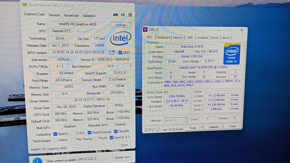 Системный блок. Компьютер. Intel i5-4570. Asrock. GameMax.