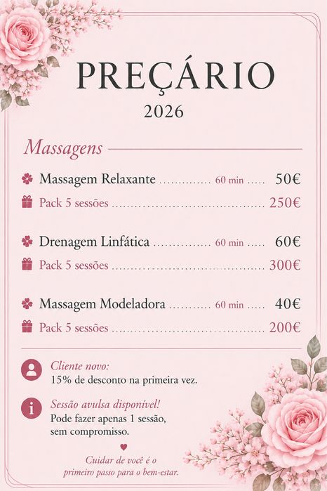 Massagens relaxante