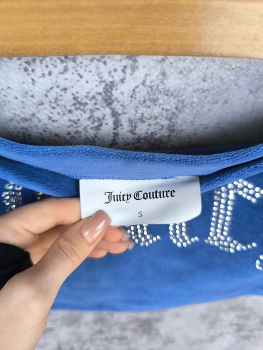 Топ бандо велюровий зі стразами Juicy couture