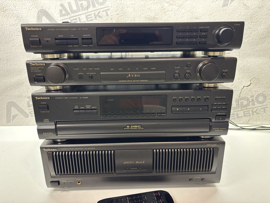 Technics wieża stereo 4elementy