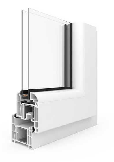 okno do kamienicy 1000x2000mm, 4-skrzydłowe RU+R ruchomy słupek