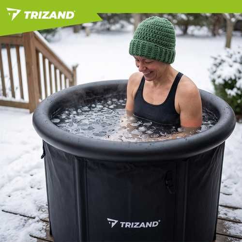 Зимова бочка Trizand 320л мобільна ванна Моржування Крижана кріо ванна