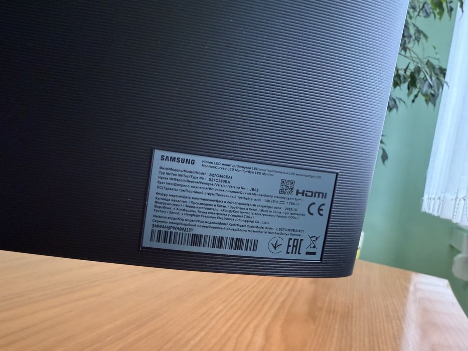 Монітор Samsung S27C360EAI