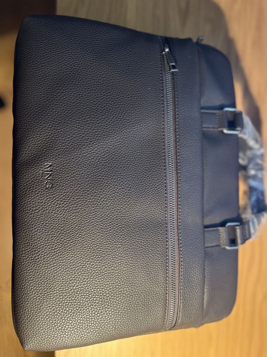 Brown Leather Mango Suitcase (New)