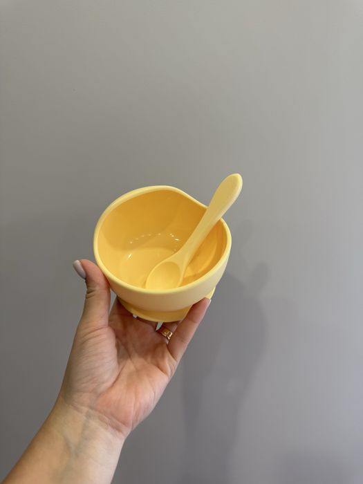 Тарілка на присосці,силіконовий посуд,для дітей