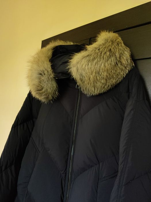 Натуральний пуховик 52р