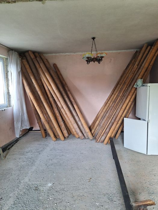 Tyczki bambysowe naturalne