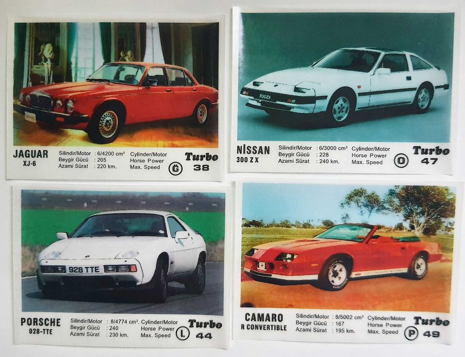 Turbo 1-50 вкладиші Turbo gum wrappers: 3 990 грн