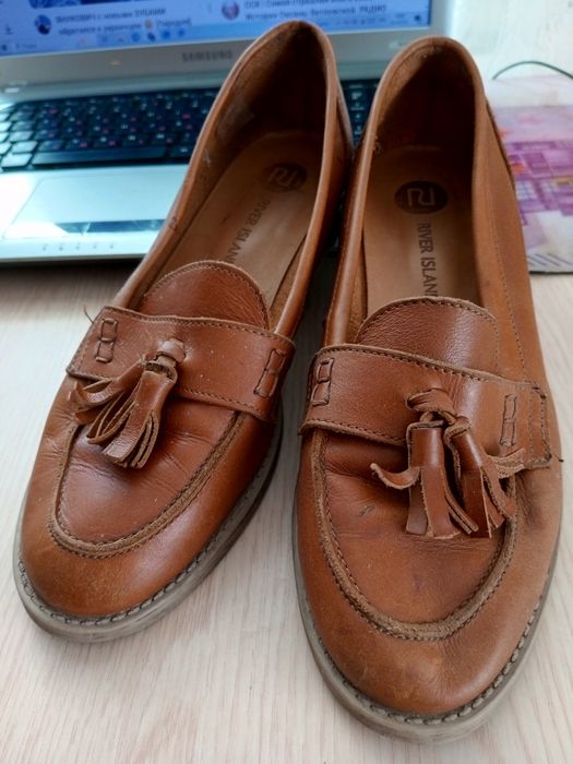 Шкіряні туфлі 39 р
