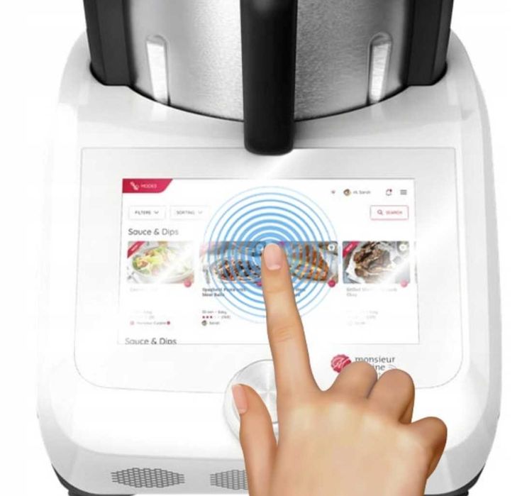 Hybryda folii i szkła ochrona wyświetlacza do Monsieur Cuisine Smart