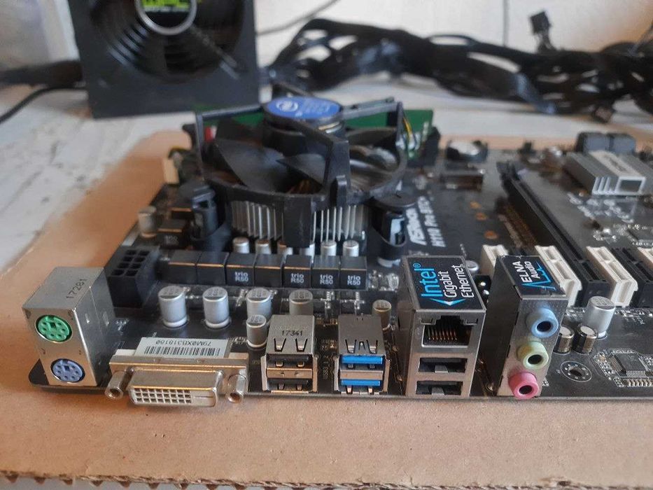 Материнська плата Asrock H110 Pro Btc+ + проц + озу. Гарантія!