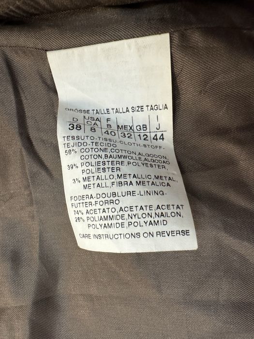 Marella Double Breasted Trench Coat Belt M dwurzędowy płaszcz trencz z paskiem