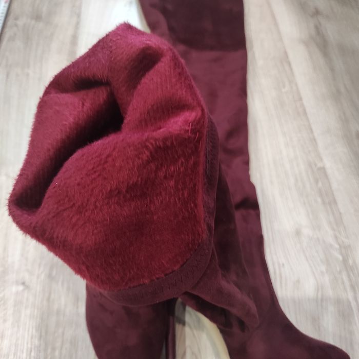 Długie kozaki muszkieterki 37