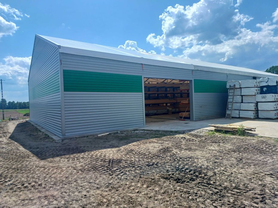 Hala stalowa/magazynowa/produkcyjna 16x35x4 SystemSpaw