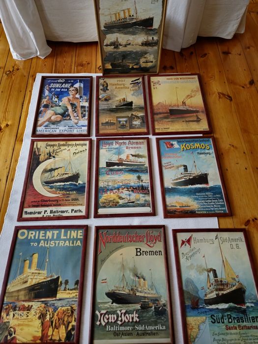 Stare plakaty marynistyczne