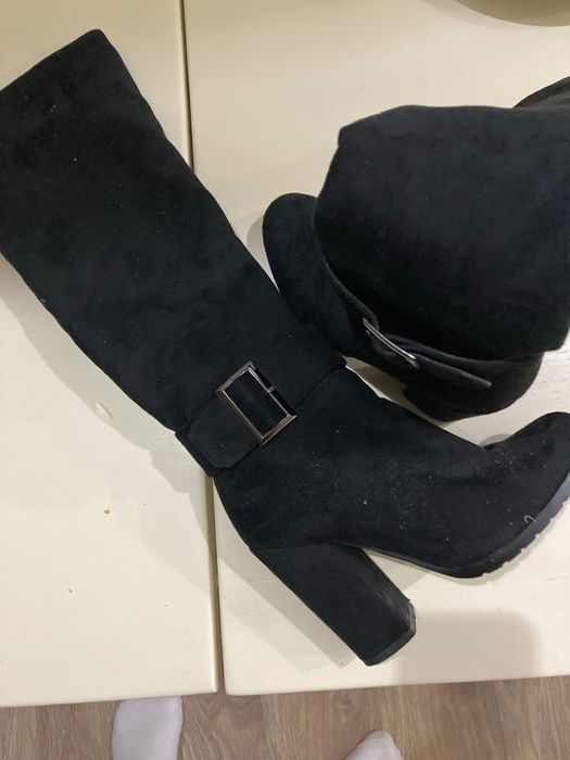 Ботфорди діночі на каблуку