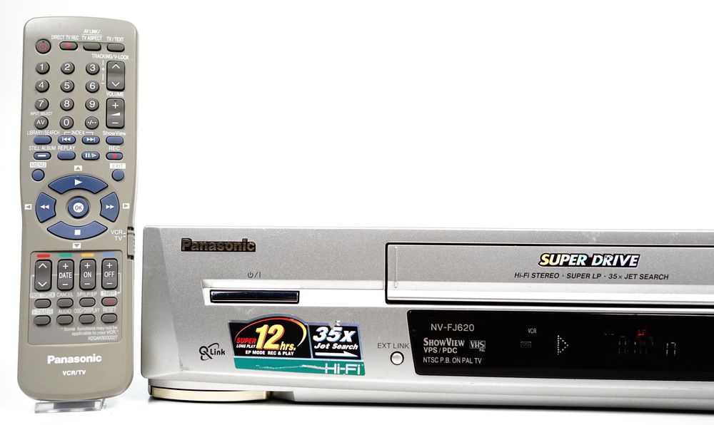 VCR Panasonic NV-FJ620 Magnetowid VHS * Odtwarzanie S-VHS * INDEX 6-gł