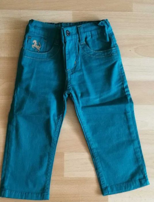 Spodnie Miele r. 86, zielone, regulacja w pasie