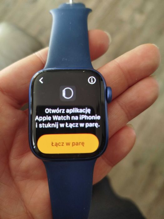 Apple Watch Series 7 GPS 41 mm Niebieski + ładowarka