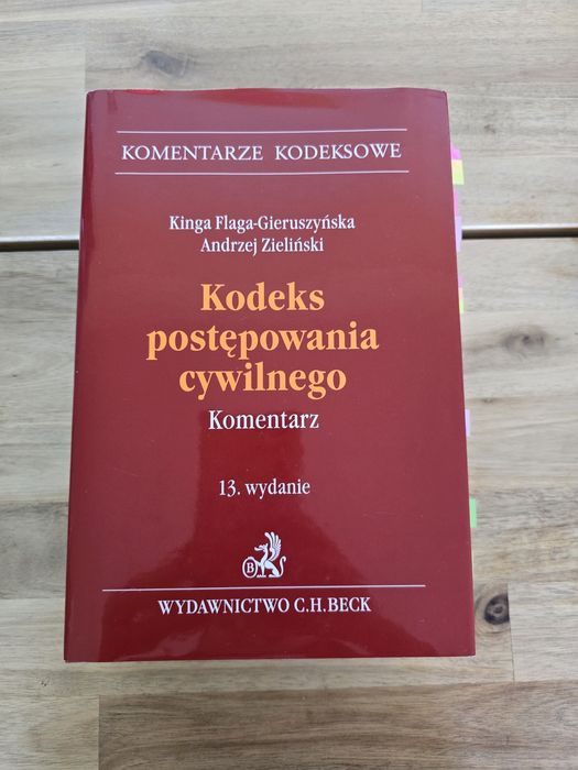 Kodeks postępowania cywilnego komentarz beck 13 wydanie