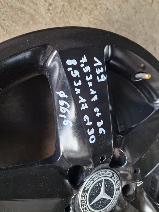 Alufelgi Felgi 5x112 7,5Jx17 et36 / 8,5Jx17 et30 Czarne Black nr.139