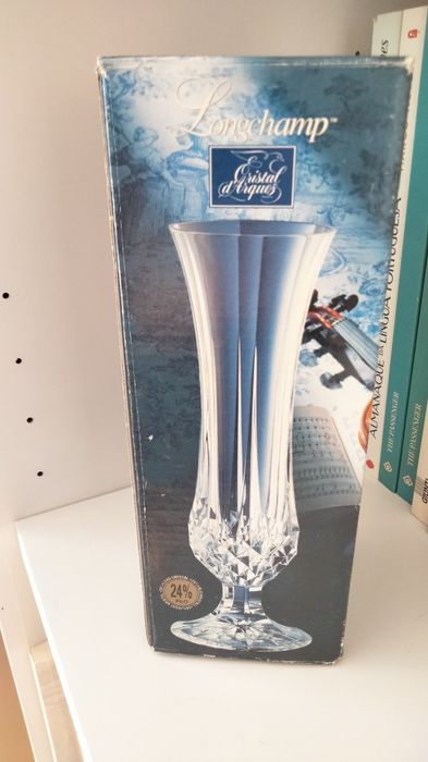 Vaso, Cristal d'Arques, em caixa original