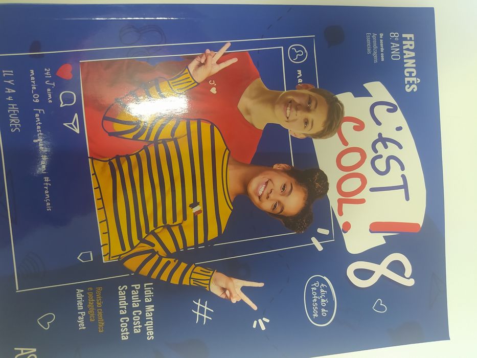 Manual e caderno de atividades C`est cool 8 novos