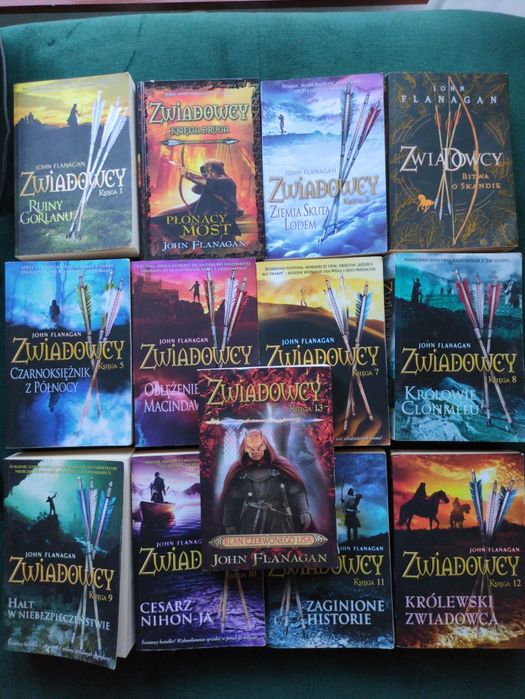 Seria książek "Zwiadowcy" John Flanagan 1-13