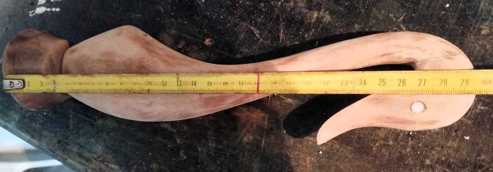 Estatueta Madeira Pato