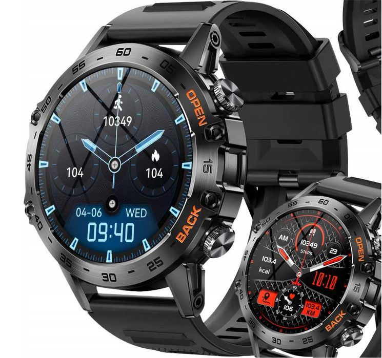 Męski Zegarek Wodoodporny SmartWatch IP68 (Gratis)