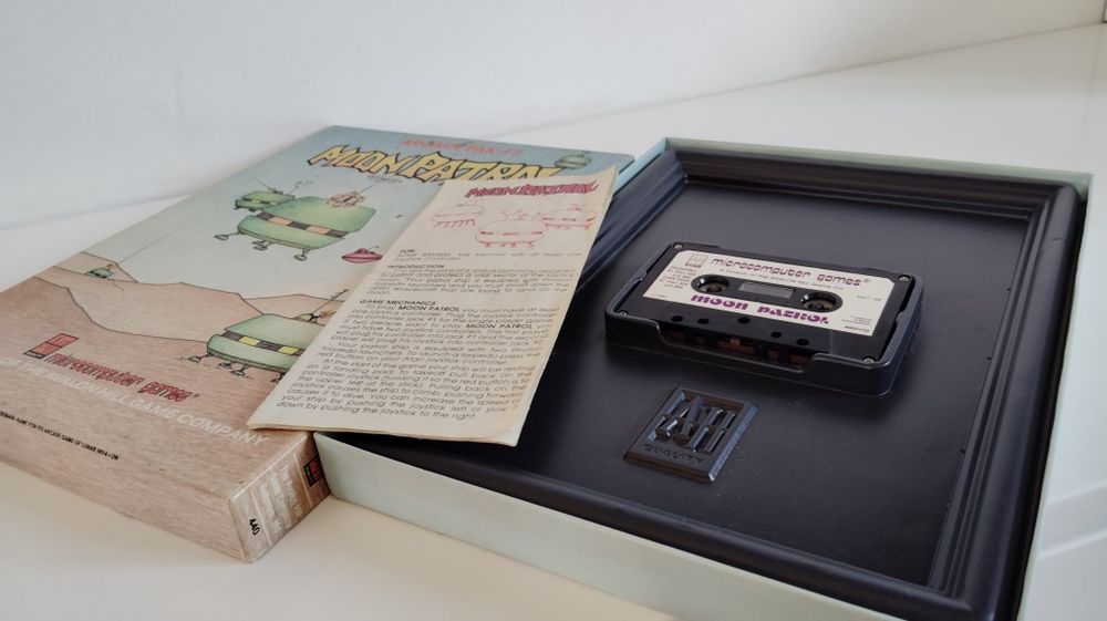 Moon patrol kaseta big box atari