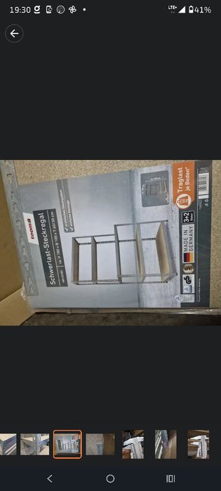 Regał metalowy 180x100x60 nowy nie wypakowany
