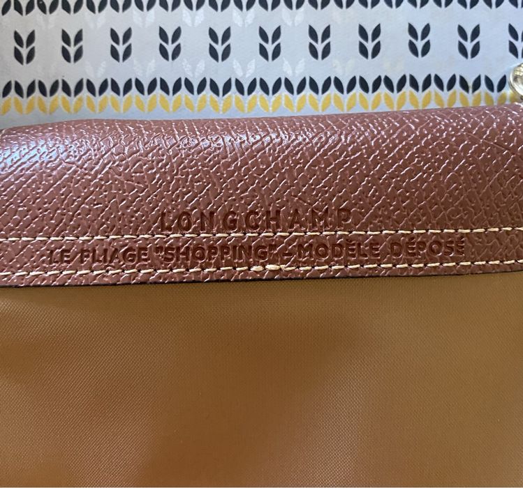 Mala Longchamp Cognac L