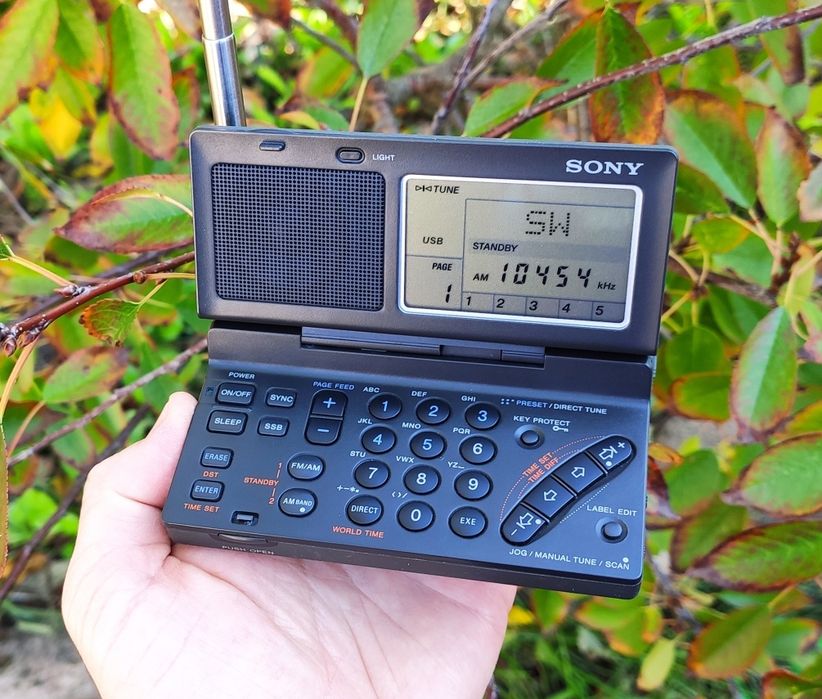 Sony icf sw100 SSB,синхро+Аккумуляторы и Антенна внешняя