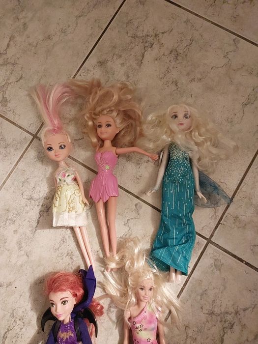 Lalki Barbie, ELSA - 5 sztuk,okazja