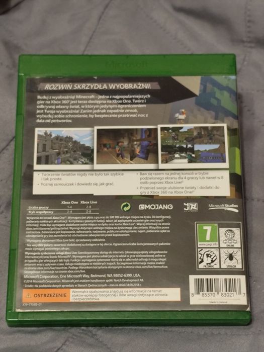 Gra Minecraft Xbox One Edition