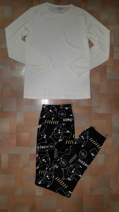 Домашний теплый комплект Primark Пикачу 14-15 лет 166-170 см