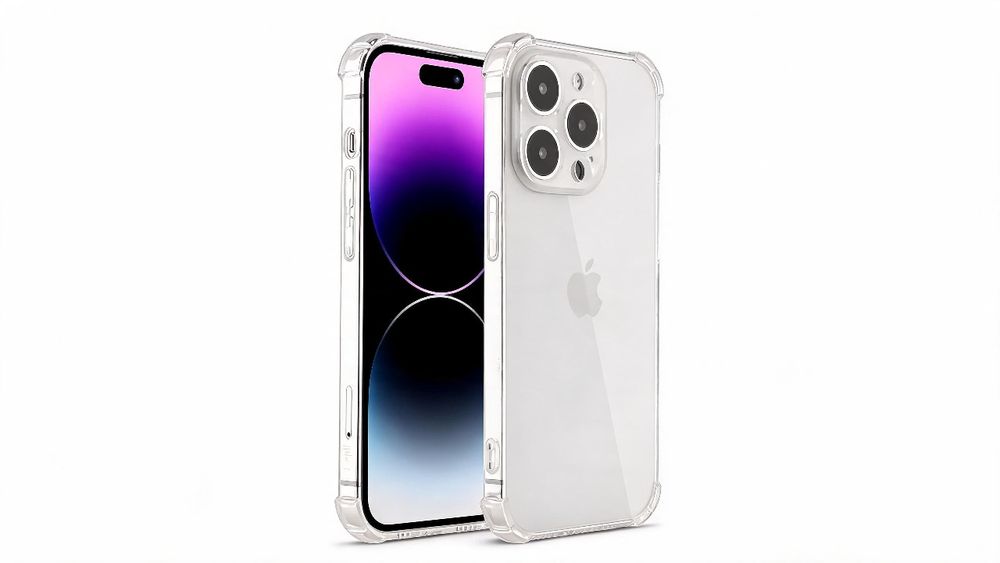 Прозорий протиударний чохол для iPhone 15 Pro - захист без приховування дизайну