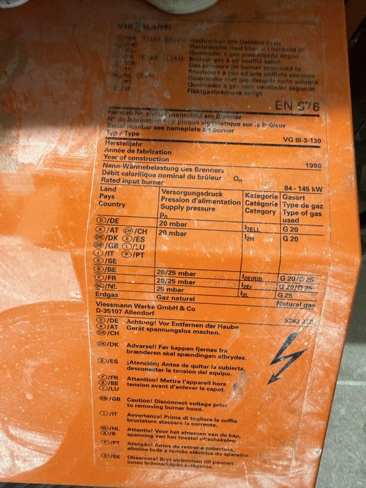 Piec Viessmann do demontazu