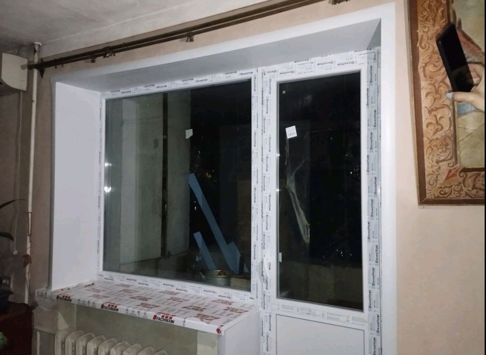 Монтаж и демонтаж окон ,дверей