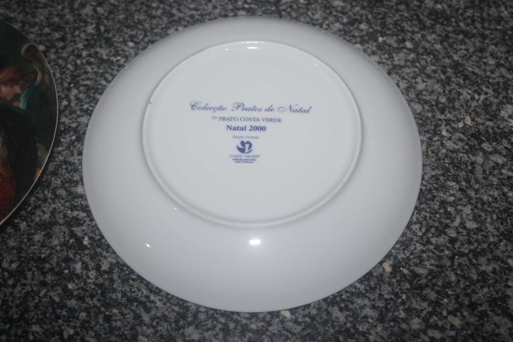 8 pratos decorativos - Vista Alegra, Porcel, Costa Verde, Spal