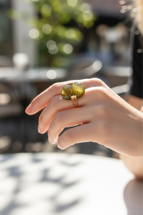 Złoty pierścionek rozmiar 12