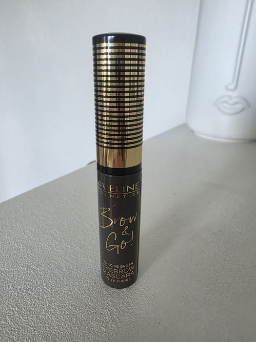 Tusz do brwi Eveline Cosmetics Brow&Go  02 dark nowy