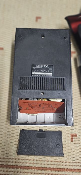 Leitor e gravador de cassetes Sony