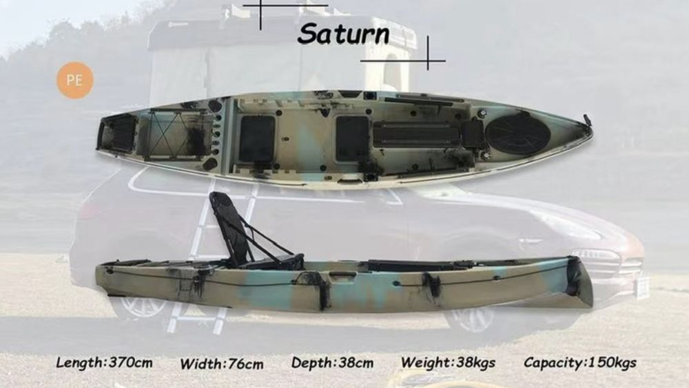 Liker Saturn - kajak wędkarski jedoosobowy