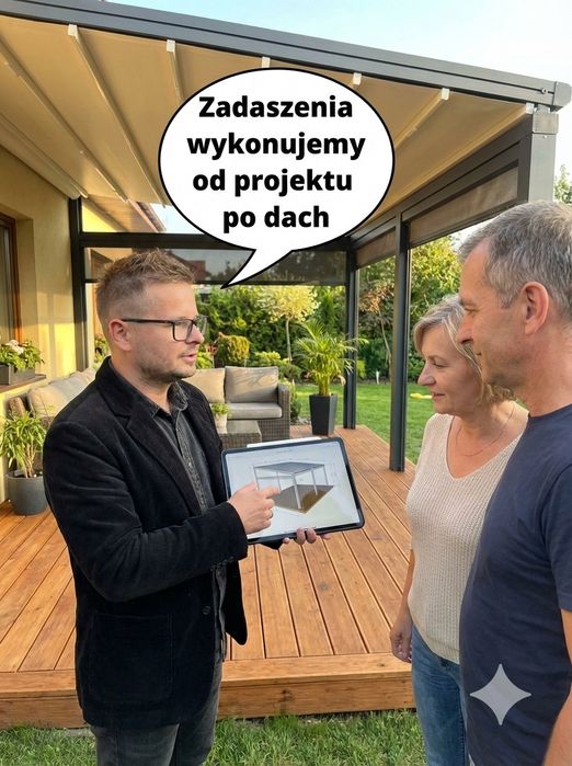 Pergole zabudowy tarasów wiaty zadaszenia tarasów