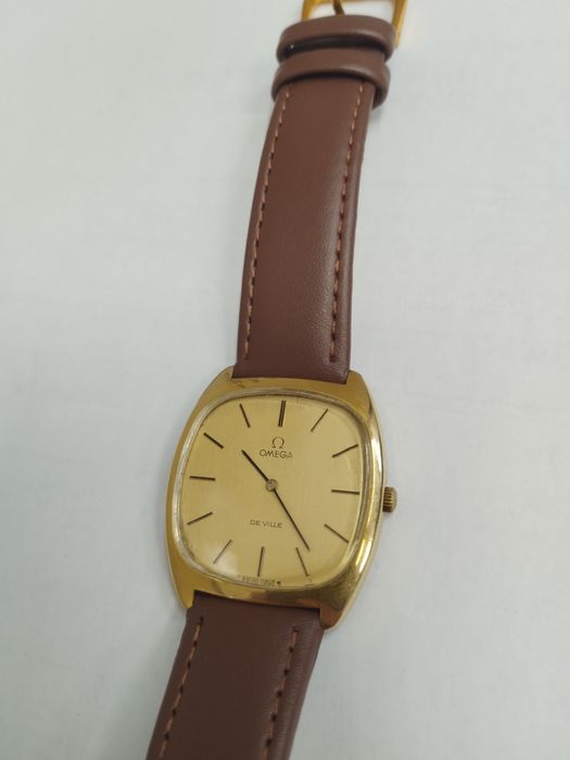 Omega De Ville. 111.039 Cal.625 złocony 20 mikronów